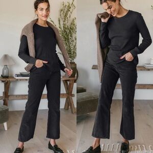 RE/DONE • Jenni Kayne Loose flare pant • size 30 black • new with tags